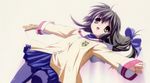  bow brown_eyes clannad highres hikarizaka_private_high_school_uniform ibuki_fuuko non-web_source official_art pantyhose school_uniform solo starfish 