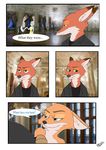  anthro canine comic disney female fox fur jack_savage judy_hopps lagomorph male mammal nick_wilde rabbit simple_background walloruss zootopia 