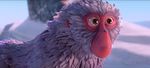  female kubo_and_the_two_strings mammal monkey monkey_(kubo_and_the_two_strings) primate quadruped screencap snow surprise wide_eyed 