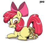  anal anus apple_bloom_(mlp) applejack_(mlp) blonde_hair cutie_mark duo earth_pony equine female female/female feral friendship_is_magic fur green_eyes hair hair_bow hair_ribbon hat horse jug licking mammal my_little_pony oral pony red_hair ribbons rimming sex size_difference tongue tongue_out young 
