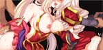  2girls arm_grab arm_held_back ashe_(league_of_legends) bare_shoulders bisexual_(female) black_background blonde_hair blush breasts cum drill_hair group_sex head_out_of_frame heartseeker_ashe holding_arm juliet_sleeves lactation large_breasts league_of_legends long_hair long_sleeves multiple_boys multiple_girls nipple-to-nipple nipples open_mouth pd_(pdpdlv1) puffy_sleeves saliva sex simple_background smile sona_buvelle sweetheart_sona tongue tongue_out white_hair 