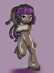  asura black_hair cute dreadlocks female guild_wars hair humanoid mammal nude oozt purple_eyes pussy twili_z video_games 