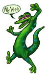  1upclock gecko gex gex_(series) green_scales lizard reptile scales scalie what 