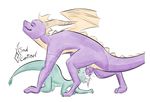  anthro blush brown_hair disney dragon duo female feral hair hat horn loch_ness_monster male male/female marine nessie open_mouth penetration scales scalie soulcentinel spyro spyro_the_dragon the_ballad_of_nessie tongue video_games wings 