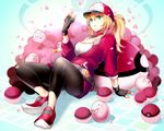  ball exeggcute female_protagonist_(pokemon_go) oyachun pokemon 
