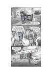  2016 anon blue_eyes butt cart clothed clothing comic dialogue earth_pony english_text equine female feral friendship_is_magic group hair hi_res horse human limestone_pie_(mlp) looking_down male mammal marble_pie_(mlp) maud_pie_(mlp) multicolored_hair my_little_pony outside pencils_(artist) pony purple_eyes purple_hair text two_tone_hair yellow_eyes 