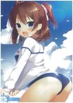  ass gym_uniform high_school_fleet ichiri school_swimsuit swimsuits wet 