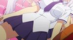  animated animated_gif breast_grab breasts grabbing katsuragi_(senran_kagura) senran_kagura senran_kagura_(series) yagyuu_(senran_kagura) yuri 