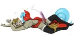  anthro clothing cum earth_pony equine erection fan_character handjob horn horse hug legwear male male/male mammal my_little_pony pony redponei socks 