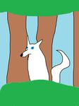  albinefox blue_eyes canine fox fur mammal white_fur 