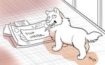  2016 canine comic dog feral lynxgriffin mammal pencil_(disambiguation) story story_in_description text ultradog_(undertale) undertale video_games 
