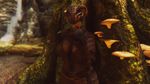  2016 3d_(artwork) anthro argonian big_breasts breasts cleavage clothed clothing digital_media_(artwork) female planet-mojo scalie solo the_elder_scrolls video_games 