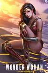  armlet artist_name bare_shoulders beach black_hair blue_eyes bracer character_name circlet dc_comics deviantart_username fingerless_gloves full_body gloves highres lasso leg_hug liang_xing lips looking_at_viewer nose ocean on_ground outdoors panties pantyshot pantyshot_(sitting) parted_lips shield shin_guards sitting solo strap sun sunset sword underwear water watermark weapon web_address wet wonder_woman wonder_woman_(series) 