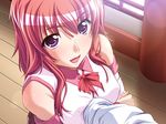  1girl game_cg hime_to_majin_to_koi_suru_tamashii_(game) long_hair open_mouth purple_eyes red_hair 