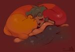  bedding blanket blush body_pillow bodypillow caprine chelsi cute drooling female gastropod happy kissing mammal neba pillow saliva scorci sheep short_tail sleeping slime slug thicc tired warm 