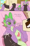  2016 butt comic cum cum_on_face english_text fan_character foot_fetish footjob friendship_is_magic hi_res male male/male my_little_pony prostitution saurian_(artist) spike_(mlp) spreading text 