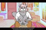  2016 animated anthro breasts canine collar duo english_text female first_person_view jeanwoof knot male male/female mammal nipple_piercing nipples nude penis piercing sex sofa text titfuck 