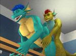  3d_(artwork) anal animated digital_media_(artwork) dragon locker_room male male/male rednax xander_the_blue 