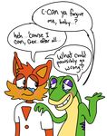  bubsy bubsy_(series) ectoplassius gecko gex gex_(series) green_scales lizard reptile scales scalie video_games 