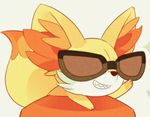  canine edit eyewear fennekin fox joycejiang mammal nintendo pok&eacute;mon sunglasses video_games 