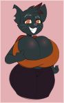  big_breasts breasts clothing domestic_cat dongitos felid feline felis female huge_breasts mae_(nitw) mammal night_in_the_woods smile tagme thick_thighs video_games 