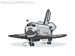  &lt;3 aircraft animated blush digital_media_(artwork) eyes_closed female larger_female machine male male/female messy open_mouth pixel_(artwork) pussy_juice sex size_difference smaller_male space_shuttle spacecraft tailwag tentacles vehicle 