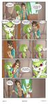  2016 anthro breasts clothing comic deception female gardevoir green_hair hair humanoid male male/female mammal masterploxy nintendo pok&eacute;mon text video_games 