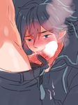  2boys blush erection fellatio fire_emblem gloves krom licking male_focus multiple_boys penis steam sweat yaoi 