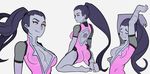  1girl ass female overwatch solo splashbrush 