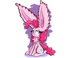  2016 big_ears blue_eyes cutie_mark earth_pony equine female feral friendship_is_magic fur hair heir-of-rick horse looking_at_viewer mammal my_little_pony pink_fur pink_hair pinkie_pie_(mlp) pony simple_background smile solo white_background 