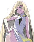  1girl long_hair lusamine pokemon pokemon_(game) pokemon_sm sleeveless solo very_long_hair 