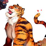  anal anthro bovine buffalo cape_buffalo chief_bogo cum disney feline leodore_lionheart lion male male/male mammal oral penis stripper_tiger_(zootopia) tiger zootopia 虫下 