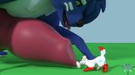  3d_(artwork) all_fours butt canine cum deity deretto digital_media_(artwork) dog duo feral honshu_wolf hyper hyper_penis knot male male/male mammal oral penis precum size_difference wolf 