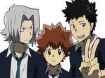  gokudera_hayato katekyou_hitman_reborn sawada_tsunayoshi transparent yamamoto_takeshi 