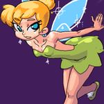  blonde_hair blue_eyes disney disney_fairies fairy female hair humanoid not_furry solo tinkerbell unknown_artist wide_hips 