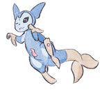  black_sclera eeveelution fak&eacute;mon male nintendo penis pok&eacute;mon purple_eyes solo unknown_artist vaporeon video_games 