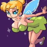  big_breasts blonde_hair blue_eyes breasts disney disney_fairies fairy female hair humanoid not_furry solo tinkerbell unknown_artist wide_hips 