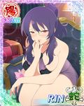  1girl breasts large_breasts long_hair official_art purple_hair senran_kagura solo suzune_(senran_kagura) 