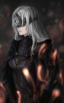  1girl armikni armor dark_souls dark_souls_iii long_hair mask white_hair 