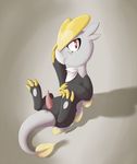  anus claws jangmo-o male naoma-hiru nintendo paws penis pok&eacute;mon scalie shadow simple_background solo video_games 