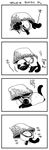  :3 bag cat comic greyscale handbag highres monochrome no_humans original siamese_cat translated yamano_rinrin 