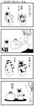  4koma :3 bag cat collar comic greyscale highres monochrome original siamese_cat translated yamano_rinrin 