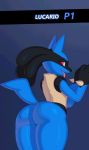  animated anthro anus big_butt breasts butt chelodoy female looking_at_viewer looking_back loop lucario mammal nintendo open_mouth pok&eacute;mon pok&eacute;mon_(species) presenting presenting_hindquarters pussy shaking_butt side_boob thick_thighs tongue tongue_out twerking video_games 