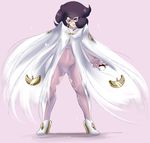  bayonetta_(cosplay) glasses pokemon pokemon_(game) pokemon_sm purple_hair steffydoodles wicke_(pokemon) 