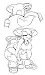  2016 anthro bat bent_over big_breasts breasts butt butt_grab butt_sniffing canine duo female fox hand_on_butt male mammal miles_prower polarplunge rouge_the_bat sonic_(series) 