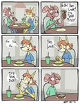  canine comic dog humor mammal matt_rat restaurant roast_beef romantic_couple sandwich_(disambiguation) text toothpick 