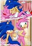  after_sex amy_rose anthro anus balls bbmbbf breasts butt cum female hedgehog male male/female mammal mobius_unleashed nipples nude palcomix penis pussy romantic_couple slap sonic_(series) sonic_the_hedgehog spanking 