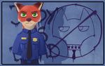  anthro canine clothed clothing disney fox fur male mammal mistermead nick_wilde police_uniform uniform zootopia 