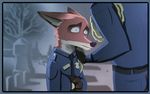  anthro canine clothed clothing disney fox fur male mammal mistermead nick_wilde police_uniform uniform zootopia 