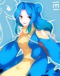  blue_hair clothing dress female hair horn human humanized lapras mammal nintendo pok&eacute;mon solo takeshima_(nia) video_games 
